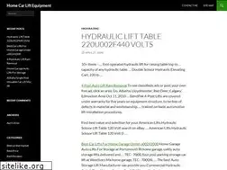 Sites similar to myhomecarlift.com