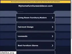 Sites similar to myhomefurnitureanddecor.com