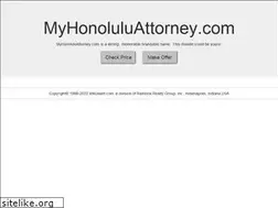 Sites similar to myhonoluluattorney.com