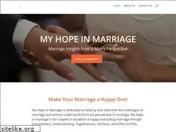 Sites similar to myhopeinmarriage.com