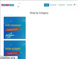 Sites similar to myhyipscript.com