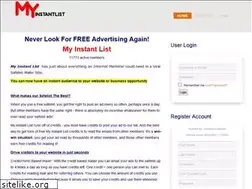 Sites similar to myinstantlist.com
