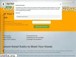 Sites similar to myinstoreradio.com