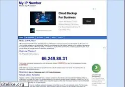 Sites similar to myipnumber.com