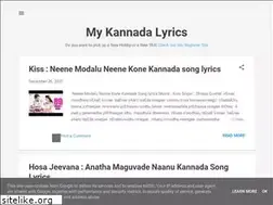 Sites similar to mykannadalyrics.blogspot.com