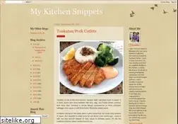 Sites similar to mykitchensnippets.com