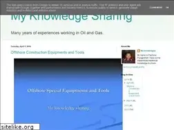 Sites similar to myknowsharing.blogspot.com