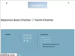 Sites similar to mykonosboatcharter.com