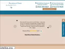 Sites similar to mylakewooddentist.com