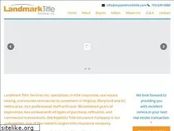 Sites similar to mylandmarktitle.com