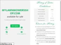 Sites similar to mylawnmowersshop.com