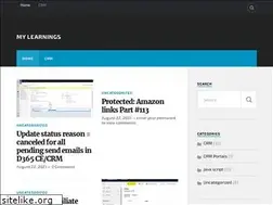 Sites similar to mylearnings26.wordpress.com