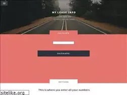 Sites similar to myleaseinfo.com