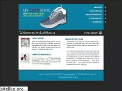 Sites similar to myleftshoe.ca