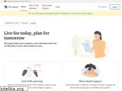Sites similar to mylegacy.gov.sg