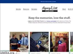 Sites similar to mylegacylist.com