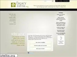 Sites similar to mylegacyoffaith.org