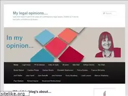 Sites similar to mylegalopinions.wordpress.com