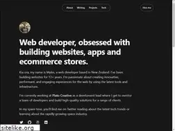 Sites similar to mylesthe.dev