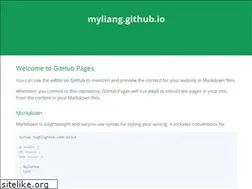 Sites similar to myliang.github.io