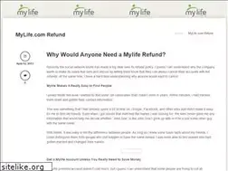 Sites similar to myliferefund.wordpress.com