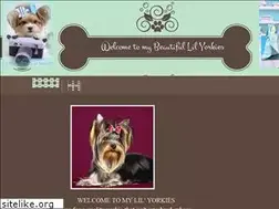 Sites similar to mylilyorkies.com