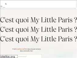 Sites similar to mylittleparis.com