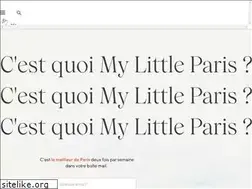 Sites similar to mylittleparis.fr