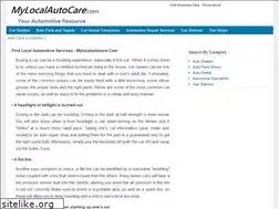 Sites similar to mylocalautocare.com