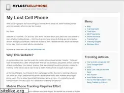 Sites similar to mylostcellphone.com