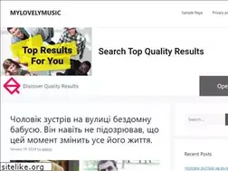 Sites similar to mylovelymusic.ru