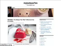 Sites similar to myluckyse7en.wordpress.com