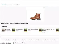 Sites similar to mylyricschart.com