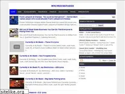 Sites similar to mylyricsstudio.blogspot.com