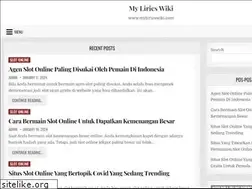 Sites similar to mylyricswiki.com