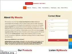 Sites similar to mymasala.in