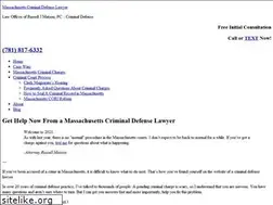 Sites similar to mymassachusettsdefenselawyer.com