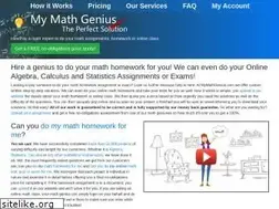 Sites similar to mymathgenius.com