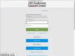 Sites similar to mymdanderson.com