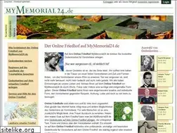 Sites similar to mymemorial24.de