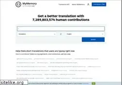 Sites similar to mymemory.translated.net