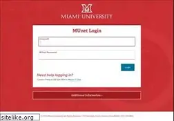 Sites similar to mymiami.muohio.edu