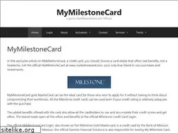 Sites similar to mymilestonecard.us