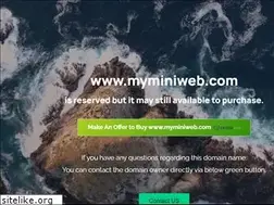 Sites similar to myminiweb.com