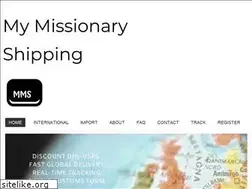 Sites similar to mymissionaryshipping.com