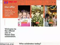 Sites similar to mynameday.com