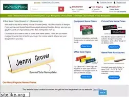 Sites similar to mynameplates.com