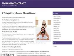 Sites similar to mynannycontract.com