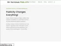 Sites similar to mynationalpublicity.com
