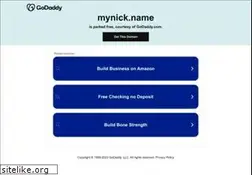 Sites similar to mynick.name